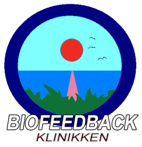 Biofeedback Klinikken logo - Alt-tekst: Klient gennemgår biofeedback-måling mod sukkertrang i København